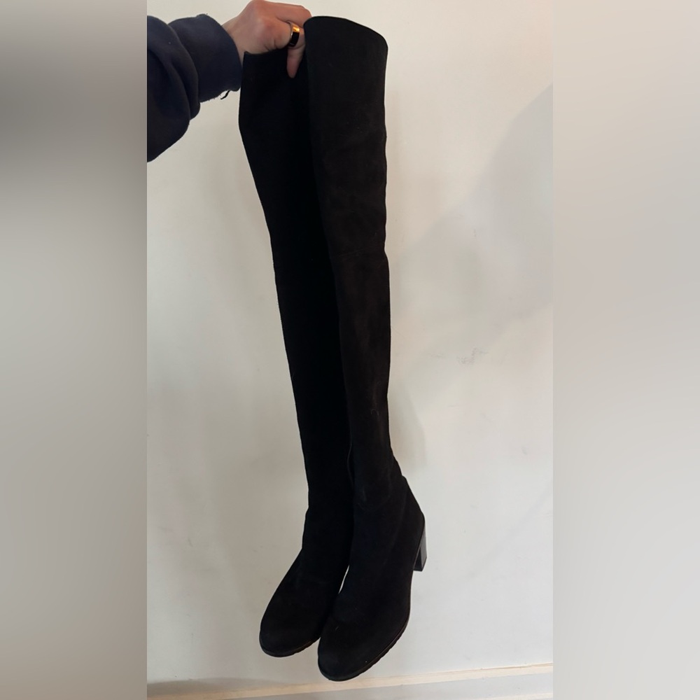 Stuart Weitzman Black Over the Knee Boots